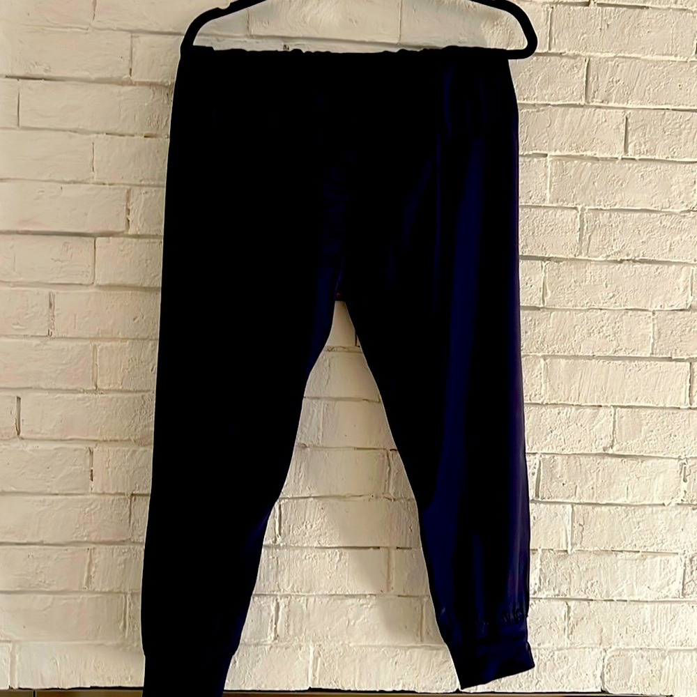 ATM silk jogger pants navy XS